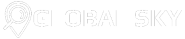 global sky logo blanco